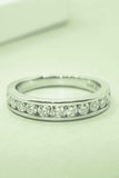 Moissanite 925 Sterling Silver Ring - Trendsi