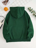 Drawstring Dropped Shoulder Hoodie - Trendsi - Flyclothing LLC