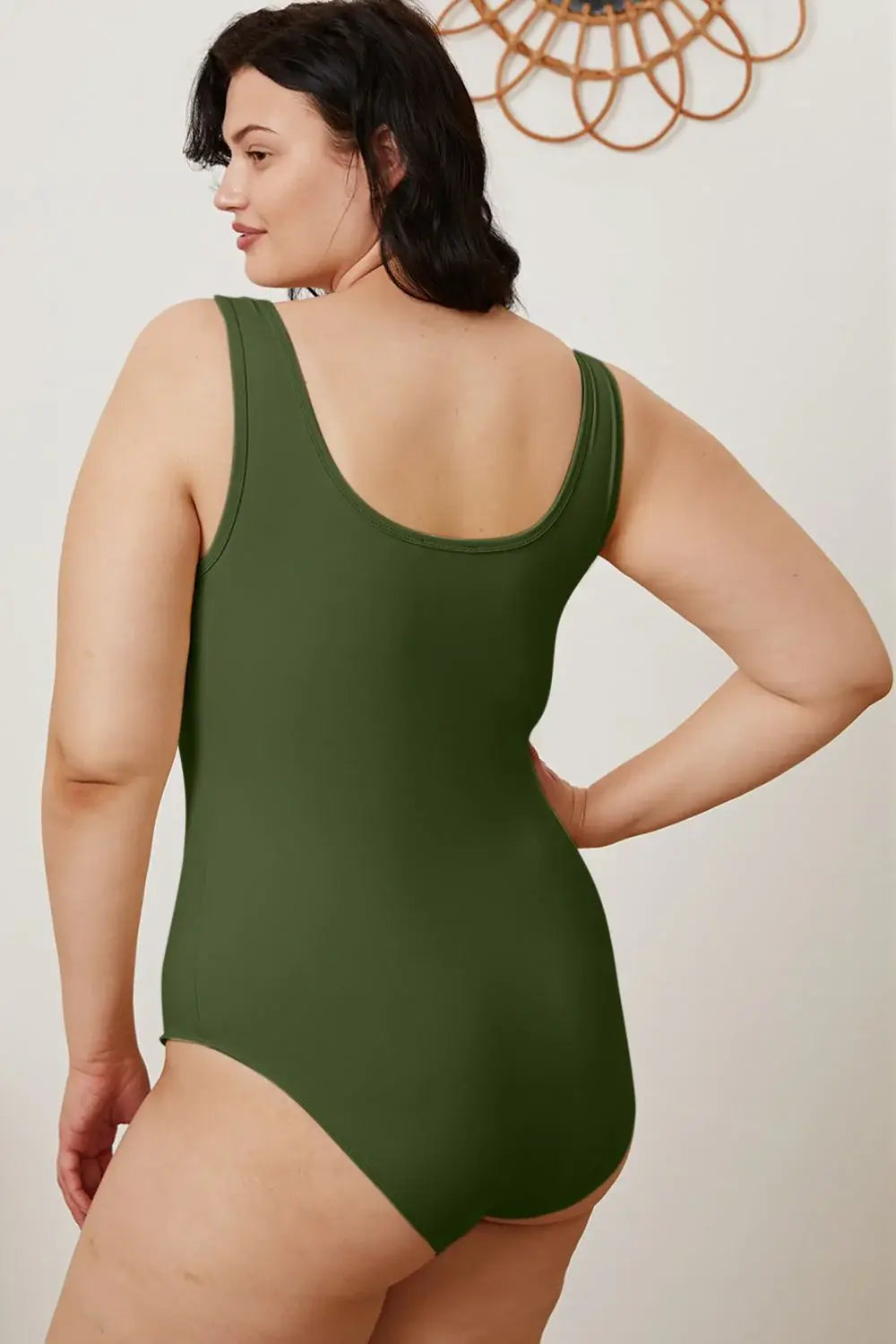 Basic Bae Full Size Square Neck Sleeveless Bodysuit - ShopBasicbae - Flyclothing LLC
