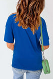 US Flag Round Neck Half Sleeve T-Shirt - Trendsi - Flyclothing LLC