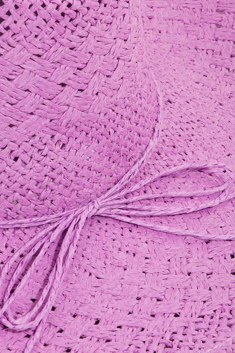 Fame Straw Braided Sun Hat - Trendsi - Flyclothing LLC