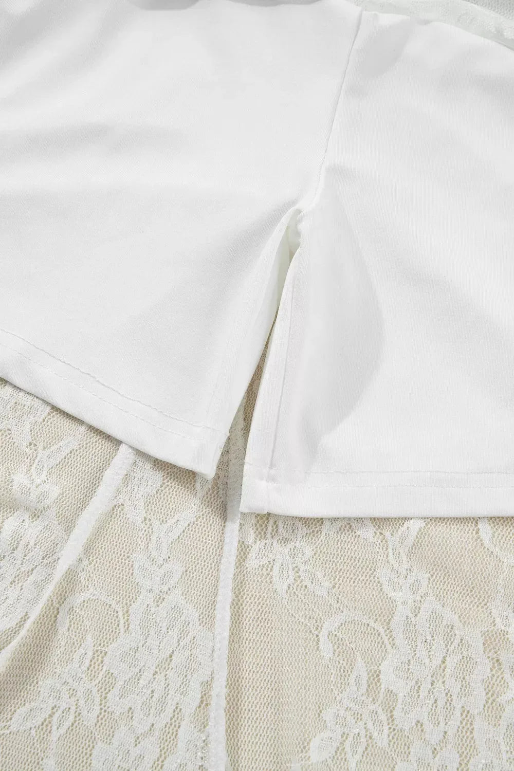 Sheer Floral Lace Flowy Maxi Skirt - Trendsi - Flyclothing LLC