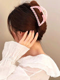 PC Polka Dot Hair Claw Clip - Trendsi - Flyclothing LLC