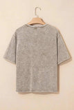 AMERICA FREE BIRD Vintage Graphic Mineral Washed Tee - Trendsi - Flyclothing LLC