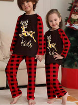 Full Size Family Matching Christmas Pajamas Set with Reindeer Graphic Plus Size - Trendsi - Flyclothing LLC