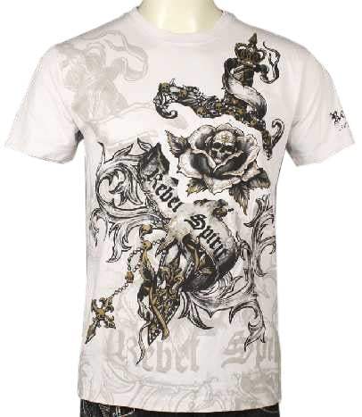 Rebel Spirit A Royal Way T-Shirt (Cement) - Rebel Spirit Clothing - Flyclothing LLC