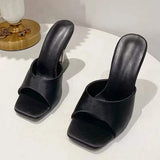 Open Toe High Heel Sandals - Trendsi - Flyclothing LLC