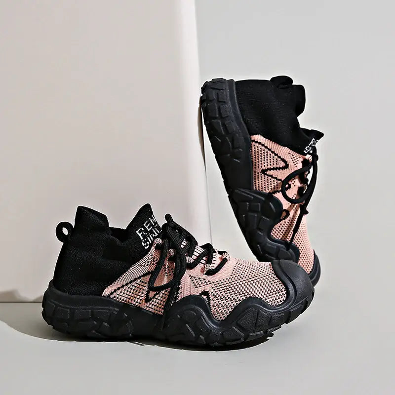 Contrast Mesh Platform Athletic - Trendsi - Flyclothing LLC
