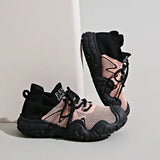Contrast Mesh Platform Athletic - Trendsi - Flyclothing LLC