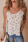 Floral Bow Back Scoop Neck Cami - Trendsi - Flyclothing LLC