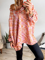 Multi-Color V-Neck Sweater - Trendsi - Flyclothing LLC