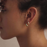 Gold-plated V Shaped Earrings - My Store - Flyclothing LLC