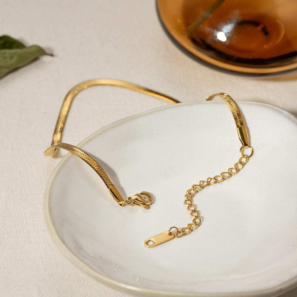 18K Gold-Plated Ankle Bracelet - Trendsi - Flyclothing LLC