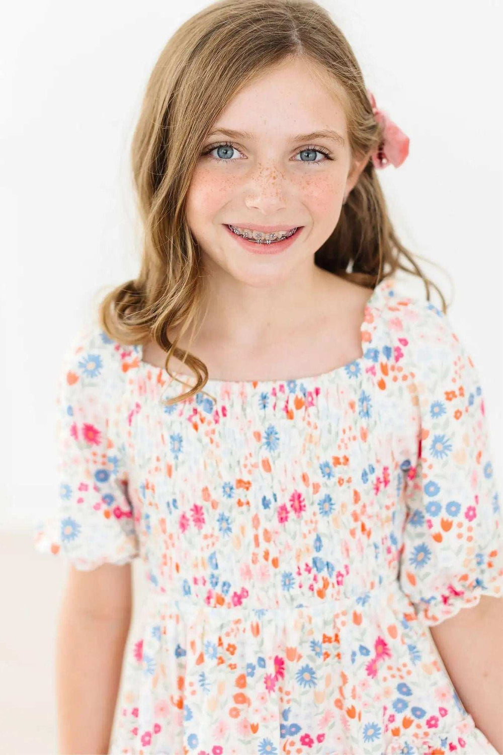 Meadow Magic Smocked Ruffle Dress - Mila & Rose ® - Flyclothing LLC