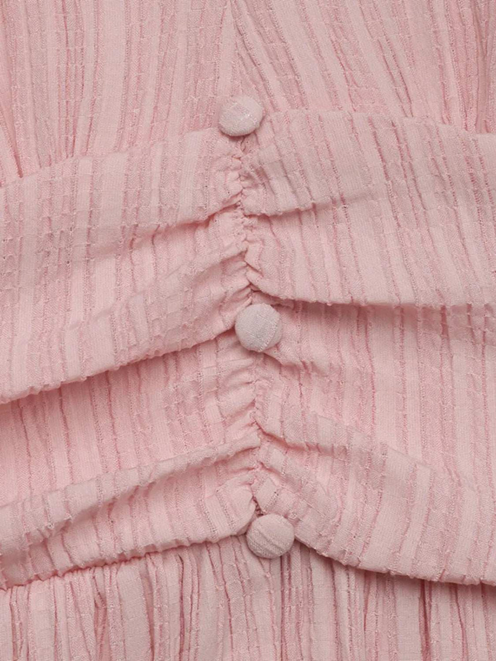 V-Neck Puff Sleeve Dress - Trendsi - Flyclothing LLC