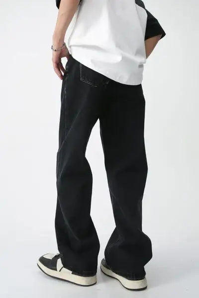 Baggy Jeans with Pockets - Trendsi - Flyclothing LLC