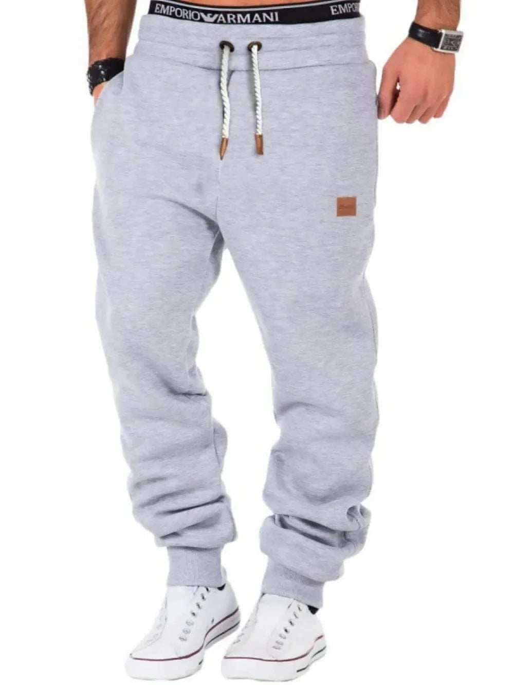 Men's Full Size Drawstring Pants Plus Size - Trendsi - Flyclothing LLC