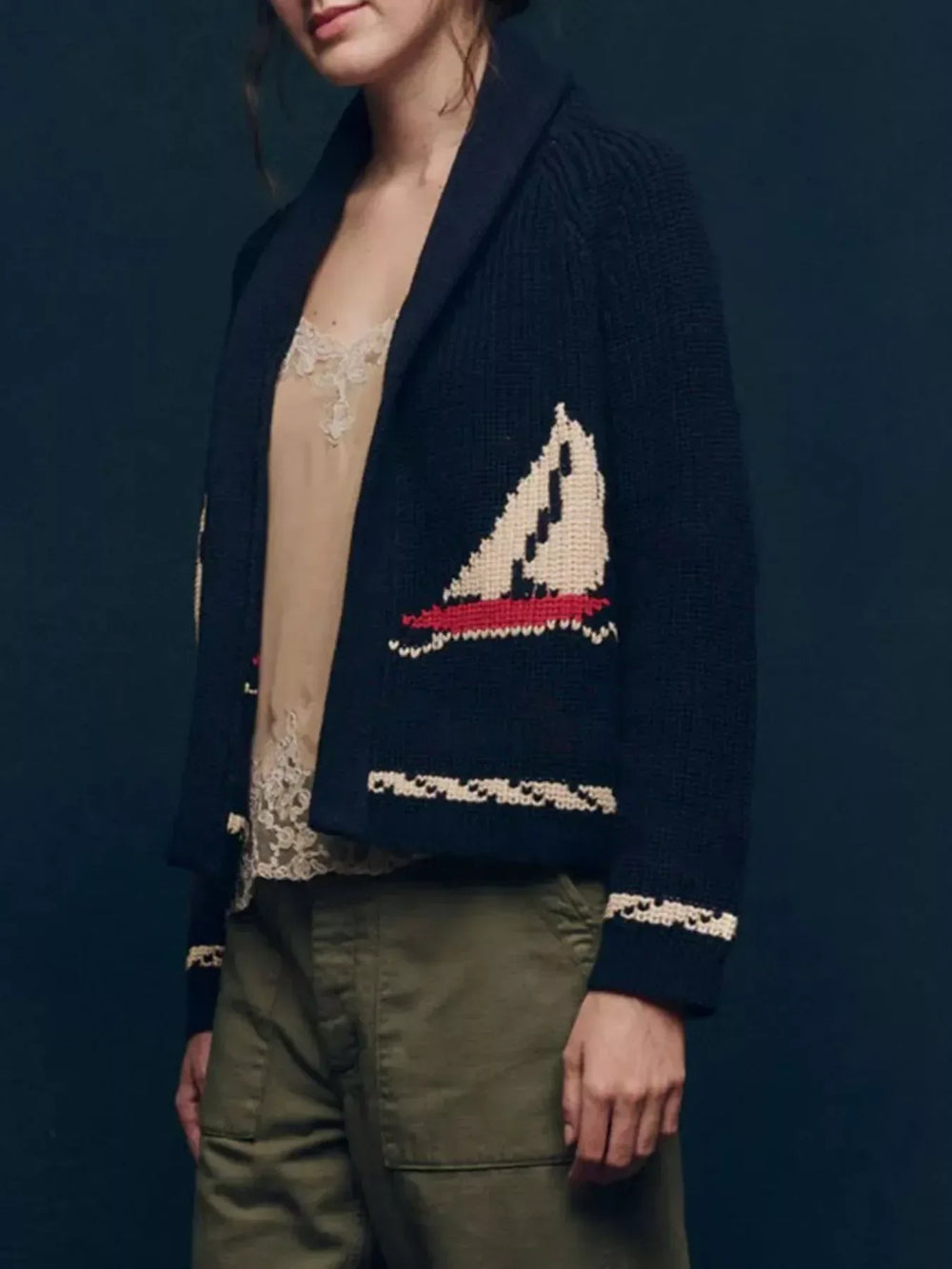 Open Front Long Sleeve Cardigan - Trendsi - Flyclothing LLC