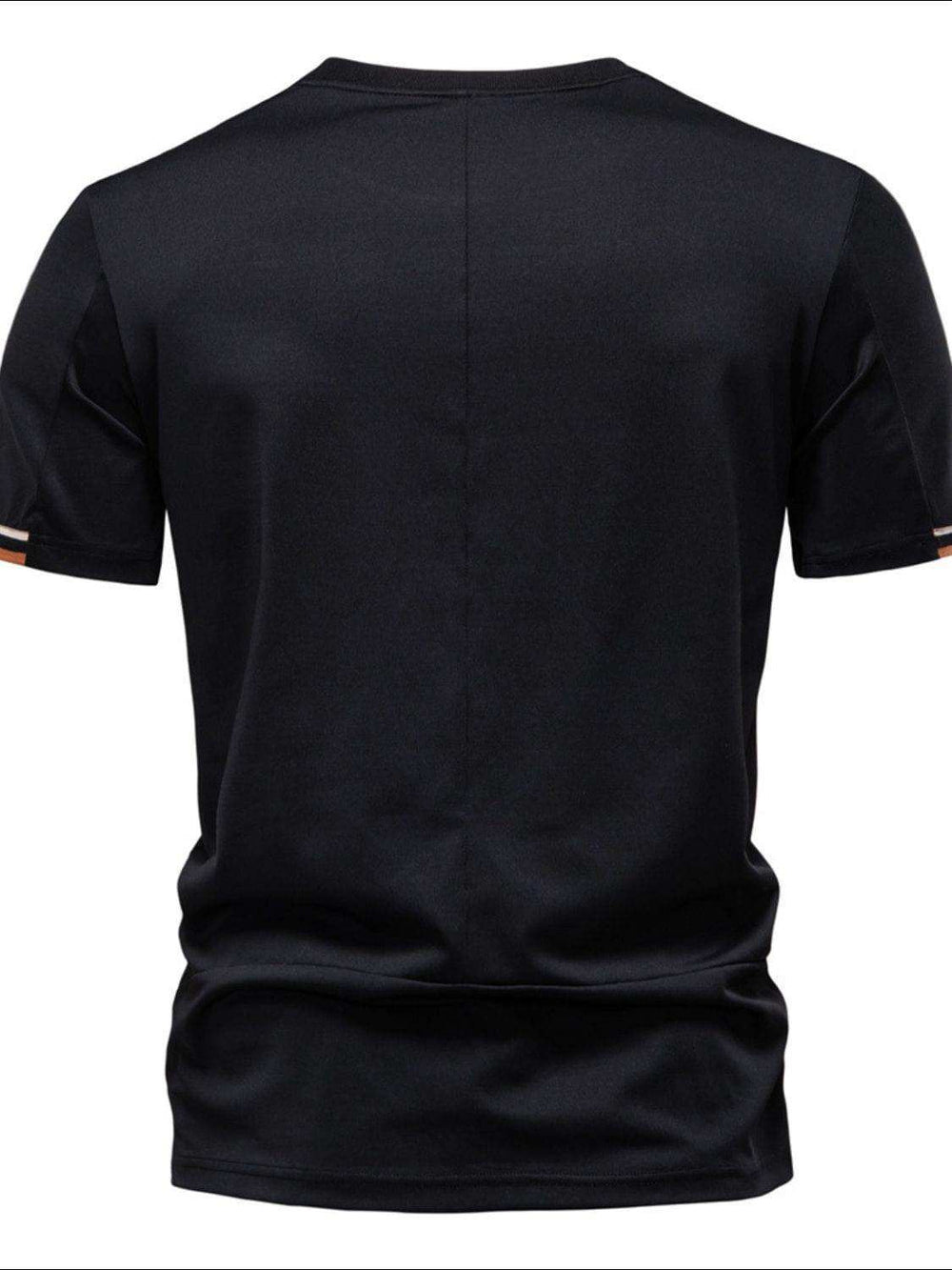 Men's Embroidered Round Neck T-Shirt - Trendsi - Flyclothing LLC