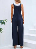 Full Size Square Neck Wide Strap Overalls - Trendsi - Flyclothing LLC