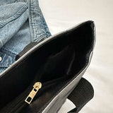 Polyester Tote Bag with Zipper - Trendsi - Flyclothing LLC