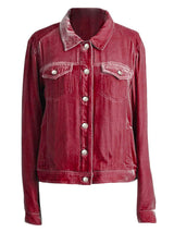 Button Up Long Sleeve Jacket with Chest Pockets - Trendsi - Flyclothing LLC