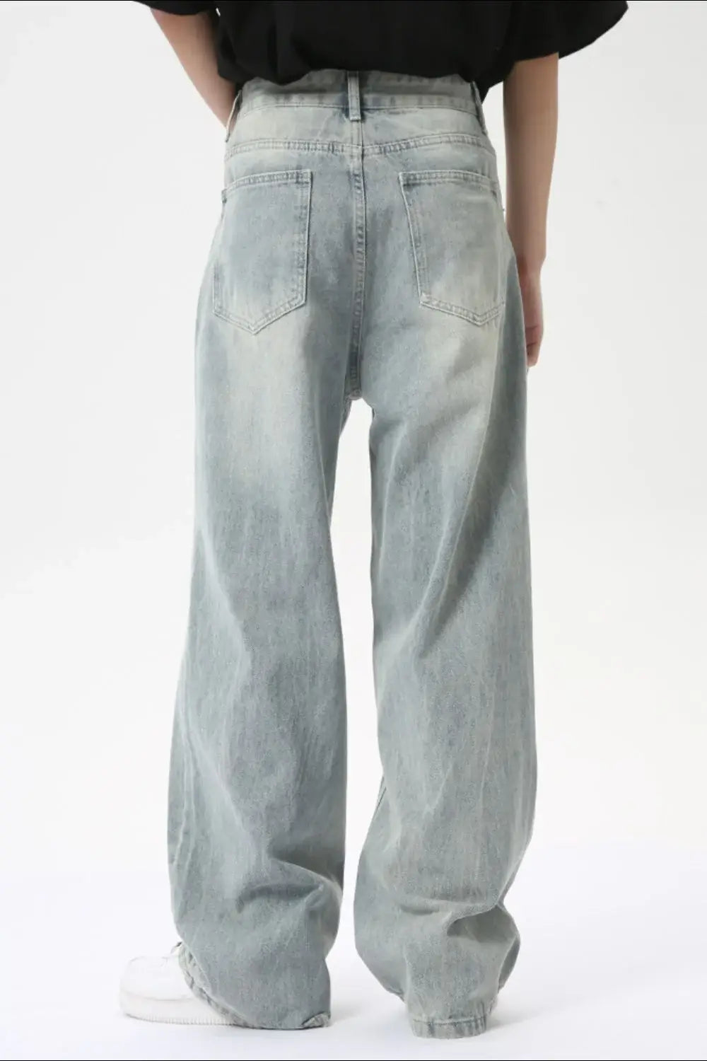 Wide Leg Jeans with Pockets - Trendsi - Flyclothing LLC