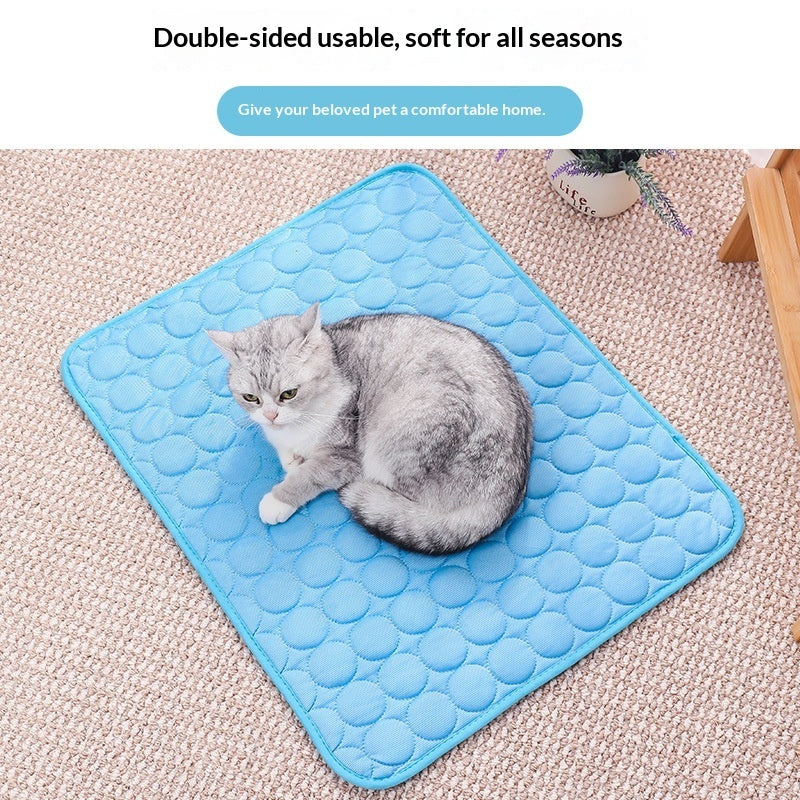Pet Sofa Cooling Ice Silk Pad Temperature Lowering Sleeping Mat