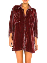 Collared Neck Button Down Long Sleeve Shirt - Trendsi - Flyclothing LLC