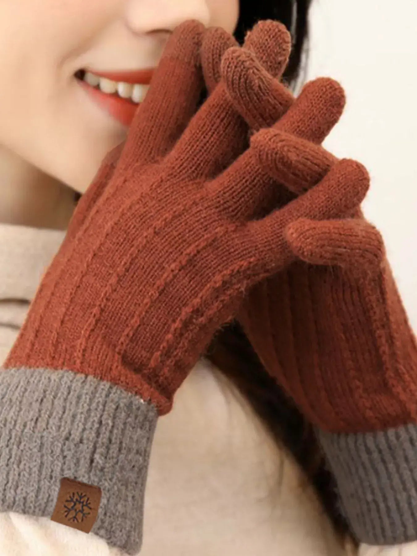 Warm Knitted Touchscreen Gloves - Trendsi - Flyclothing LLC