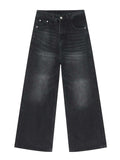 Men's Mid Rise Wide Leg Jeans - Trendsi - Flyclothing LLC