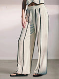 Stripe Vest and Pants Two-Piece Set - Trendsi