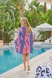And The Why American Flag Print Dolman Sleeve Kimono Cardigan - Trendsi - Flyclothing LLC
