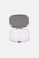Nicole Lee USA Print Metallic Rectangular Pill Case - Trendsi - Flyclothing LLC