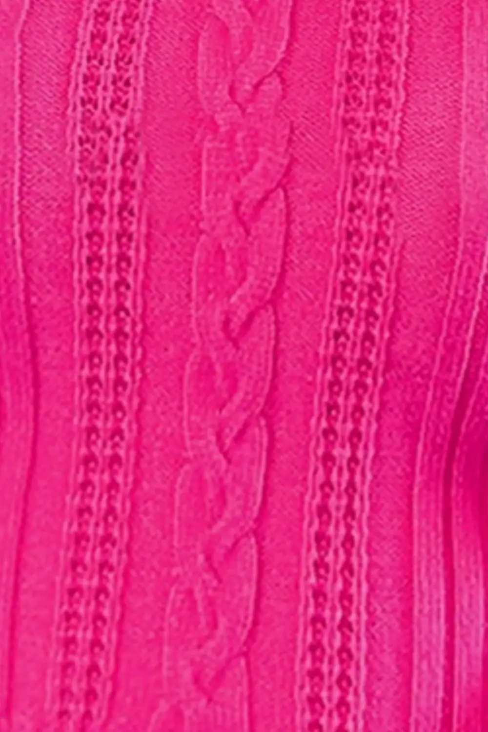 Ruffled Cable-Knit Sweater Vest - Trendsi - Flyclothing LLC