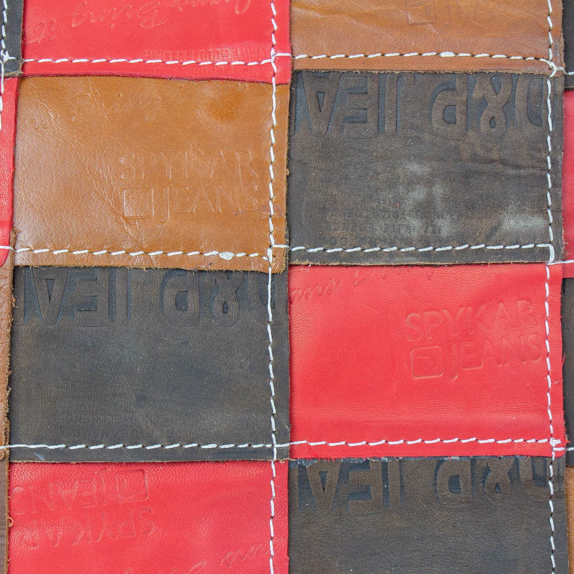 Leather Reclaimed Label Butler Bag - Beaurer Creations - Flyclothing LLC