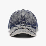 Fringe Adjustable Cotton Baseball Cap - Trendsi - Flyclothing LLC