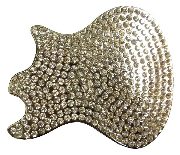 Rhinestone Guitar Buckle