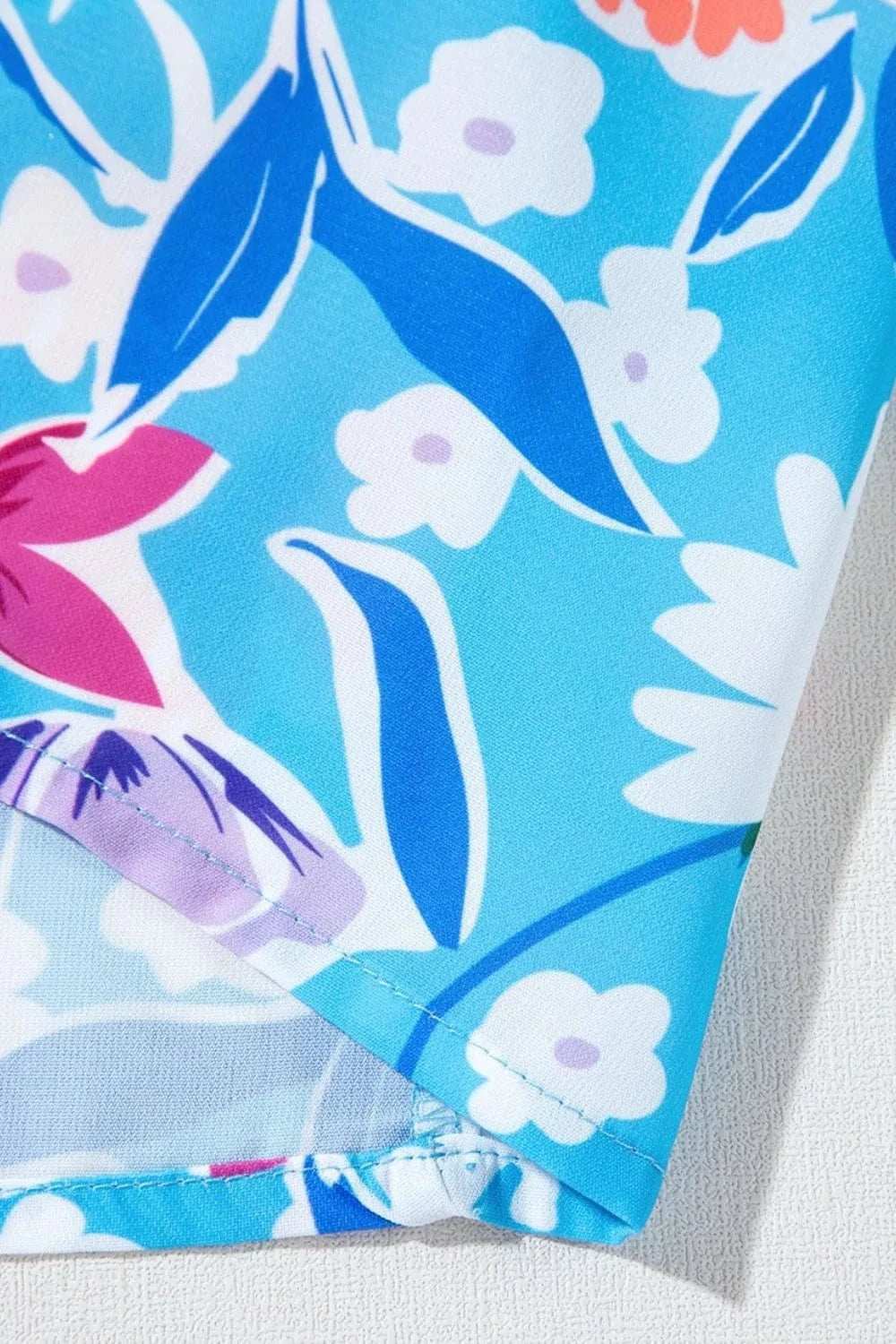 Floral Printed High Waist Split Skirt - Trendsi - Flyclothing LLC