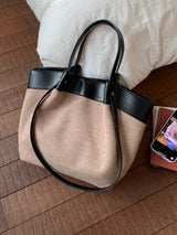 Lightweight Classic Color Tote Bag - Trendsi - Flyclothing LLC