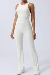Crisscross Wide Strap Sleeveless Jumpsuit - Trendsi - Flyclothing LLC