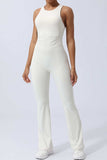 Crisscross Wide Strap Sleeveless Jumpsuit - Trendsi - Flyclothing LLC