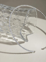 Stainless Steel Inlaid Zircon Necklace - Trendsi - Flyclothing LLC