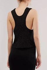 Button Down V-Neck Sweater Vest - Trendsi - Flyclothing LLC