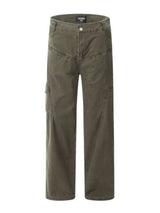 Men's Straight Leg Cargo Pants - Trendsi - Flyclothing LLC