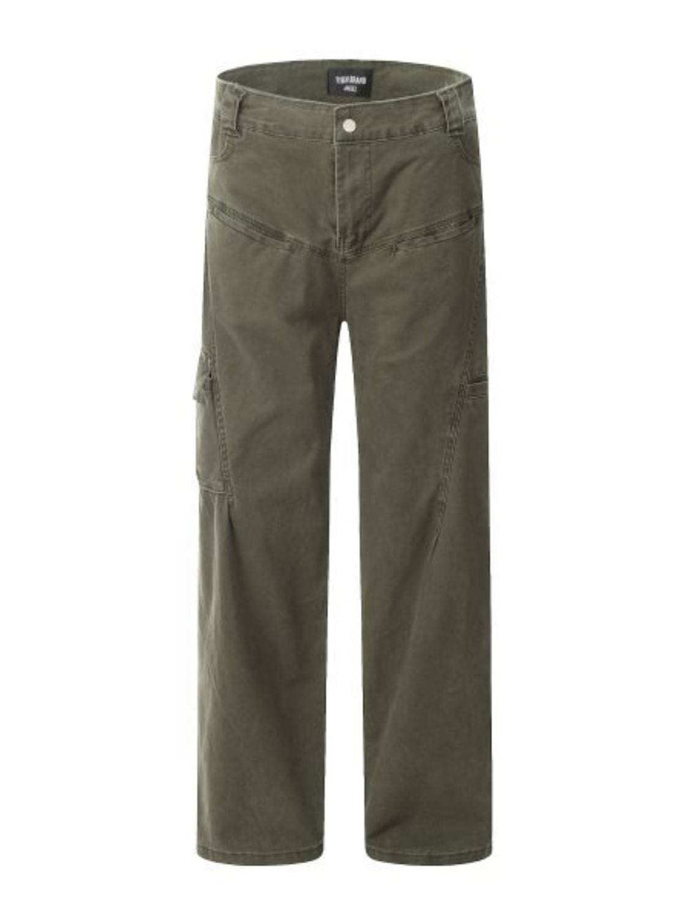 Men's Straight Leg Cargo Pants - Trendsi - Flyclothing LLC