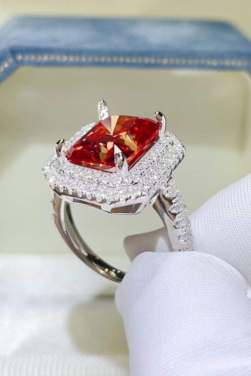 2 Carat Moissanite 925 Sterling Silver Ring - Trendsi - Flyclothing LLC