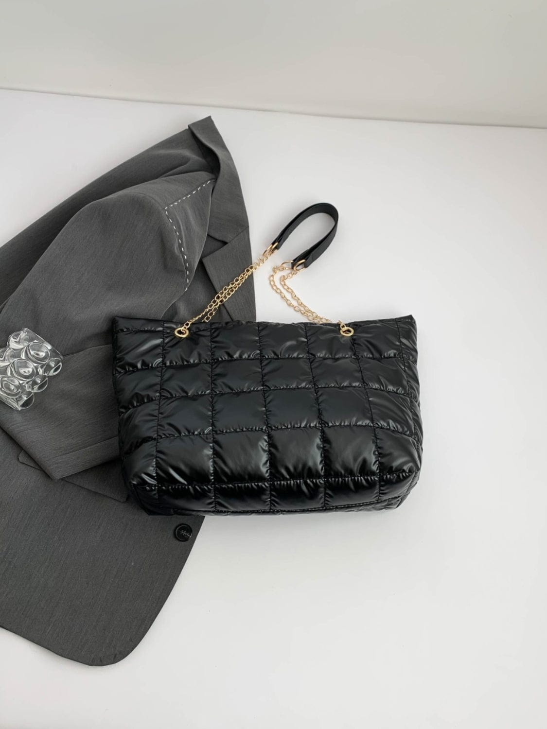 Bubble Texture Tote Bag - Trendsi