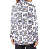 Baha Ranch Blue Bow Talavera Floral Blazer - Baha Ranch Western Wear - Flyclothing LLC
