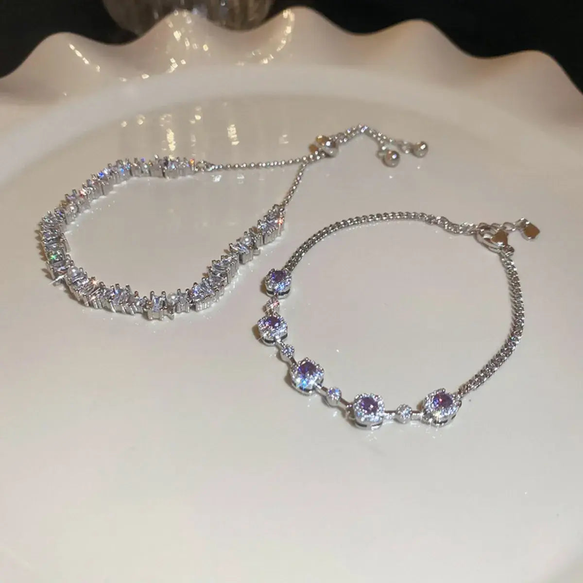 Copper Zircon Bracelet - Trendsi - Flyclothing LLC